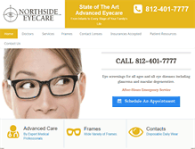 Tablet Screenshot of northside-eyecare.com